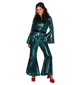 Disco Catsuit "Studio 54", Turquoise