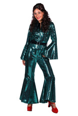 Disco Catsuit "Studio 54", Turquoise