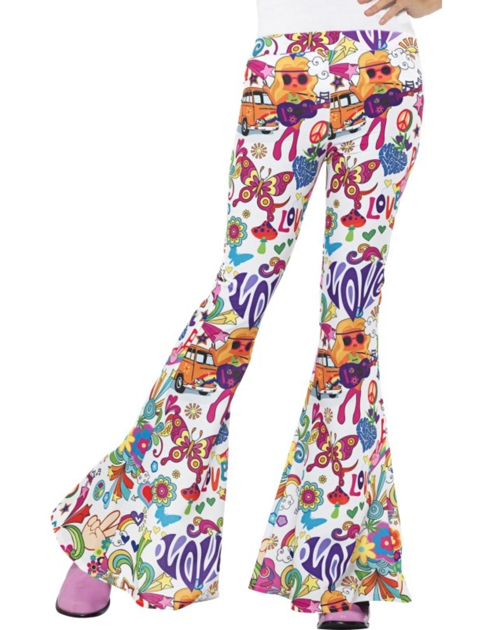 Groovy Flared Broek, Dames