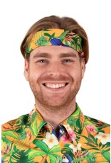 Zakdoek/Bandana Hawaii Print Oranje