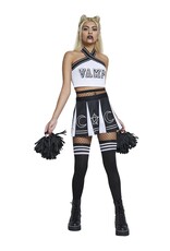 Cheerleader Fever Vamp, Zwart/Wit