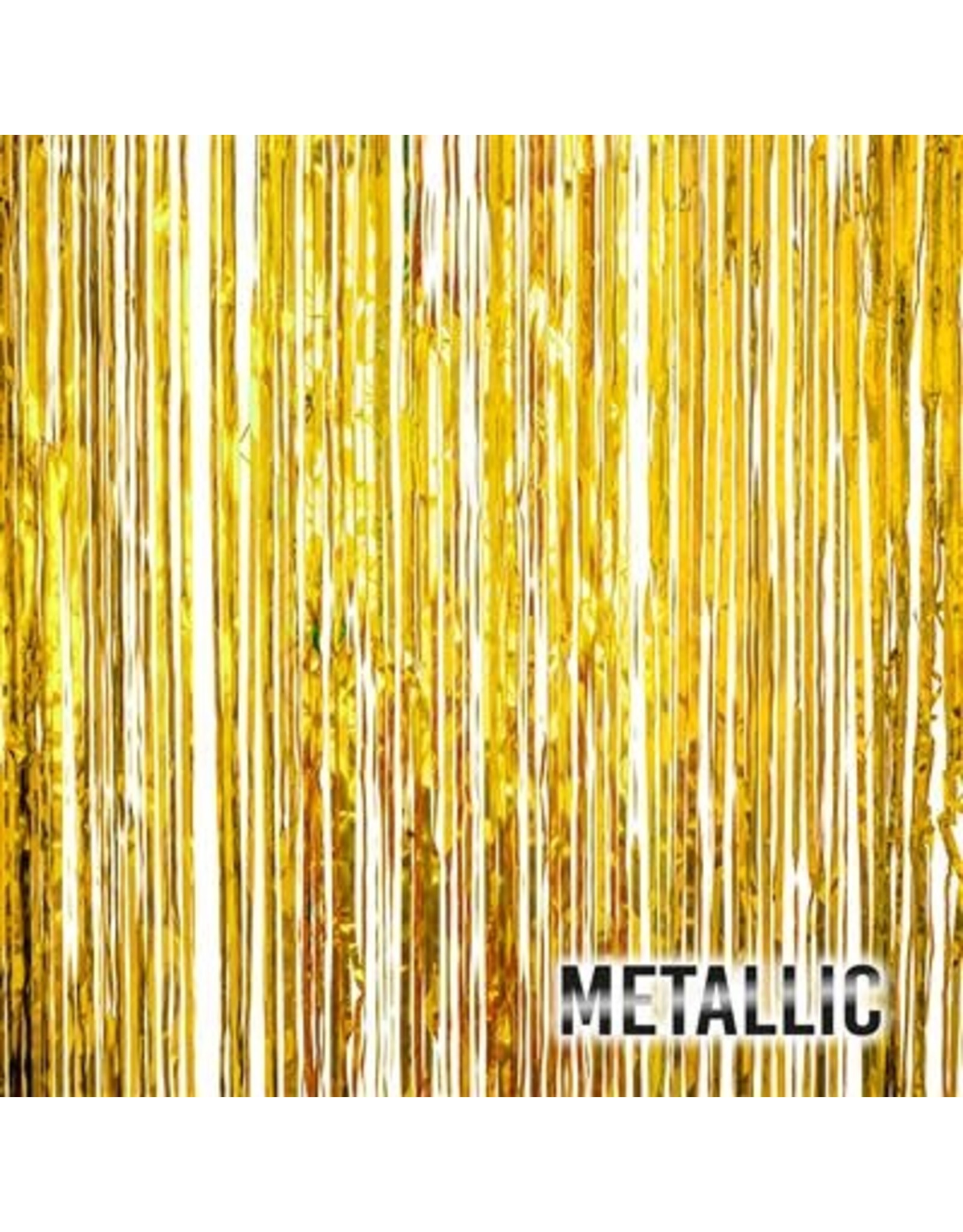 Foliegordijn metallic Goud (2 m x 1 m)