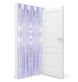Foliegordijn metallic Zilver (2 m x 1 m)
