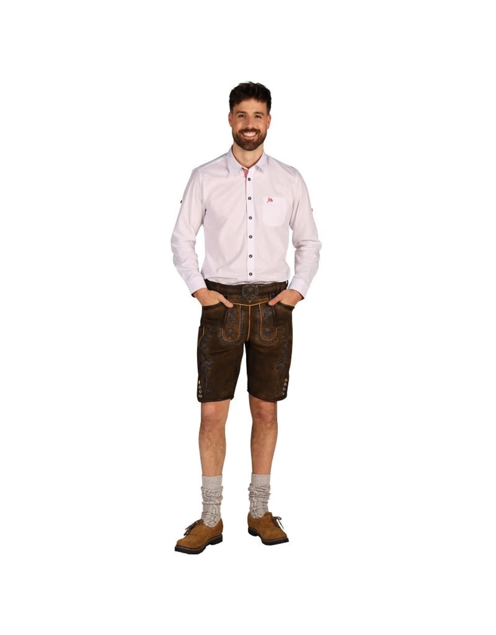 Trachten hose "Fabian", Donkerbruin
