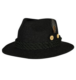 Luxe tirolerhoed "Bayern", Antraciet