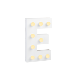 Paper Dreams Licht Letter - E