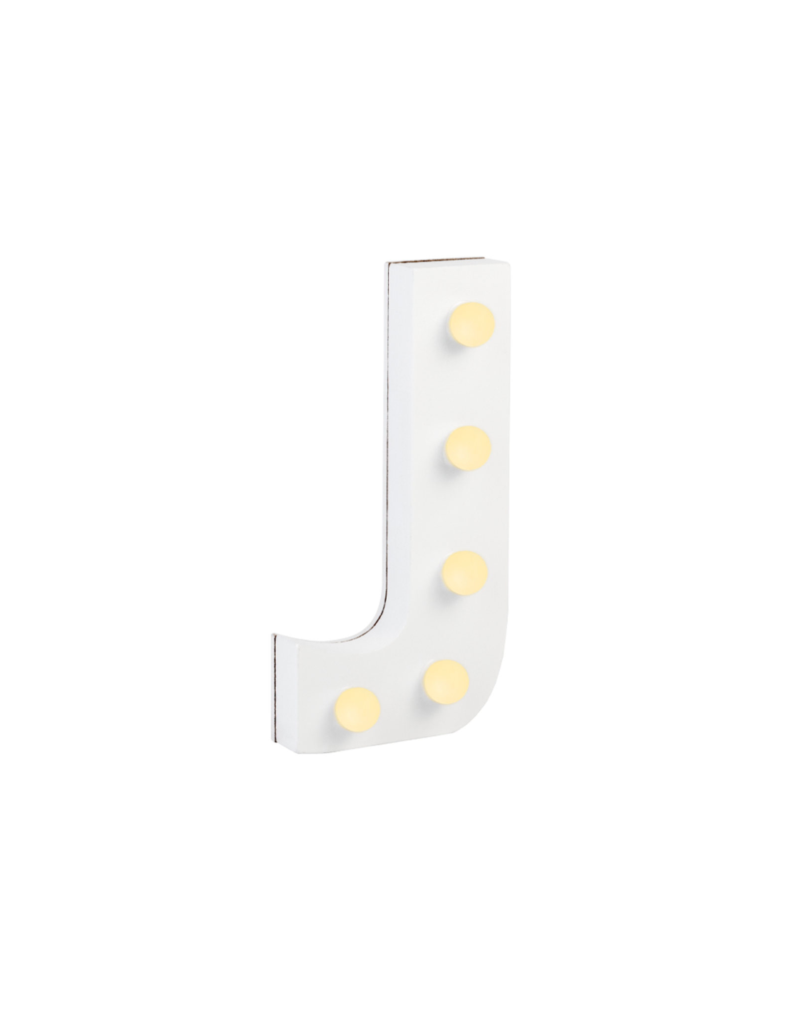 Paper Dreams Licht Letter - J