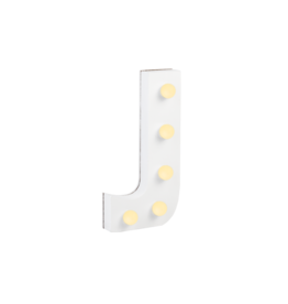 Paper Dreams Licht Letter - J