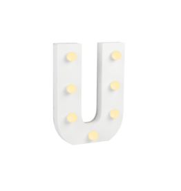 Paper Dreams Licht Letter - U