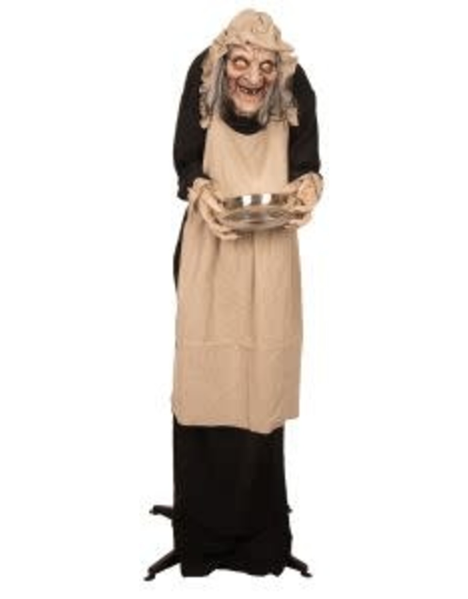 Deco Oude Vrouw Staand 150cm