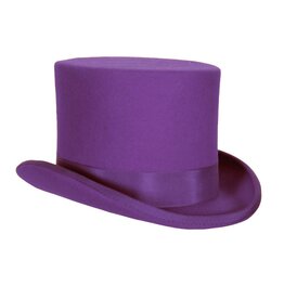 Hoge hoed 14cm, Paars