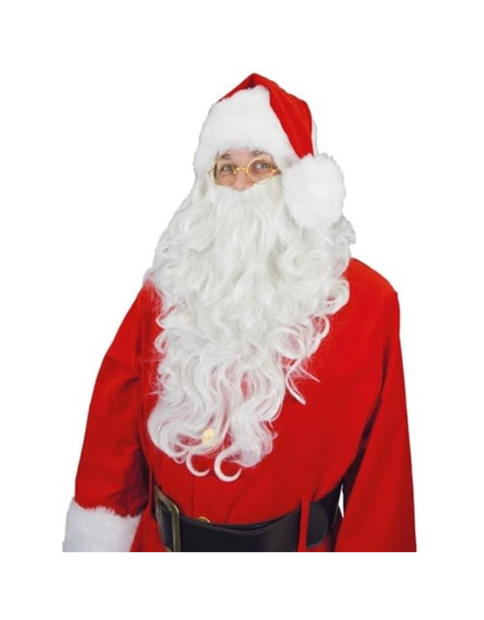 Kerstman lang wit (set)