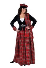 Schotse Dame - Lange Jurk