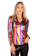 Blouse Dame "Shining Star", Mix van Kleuren