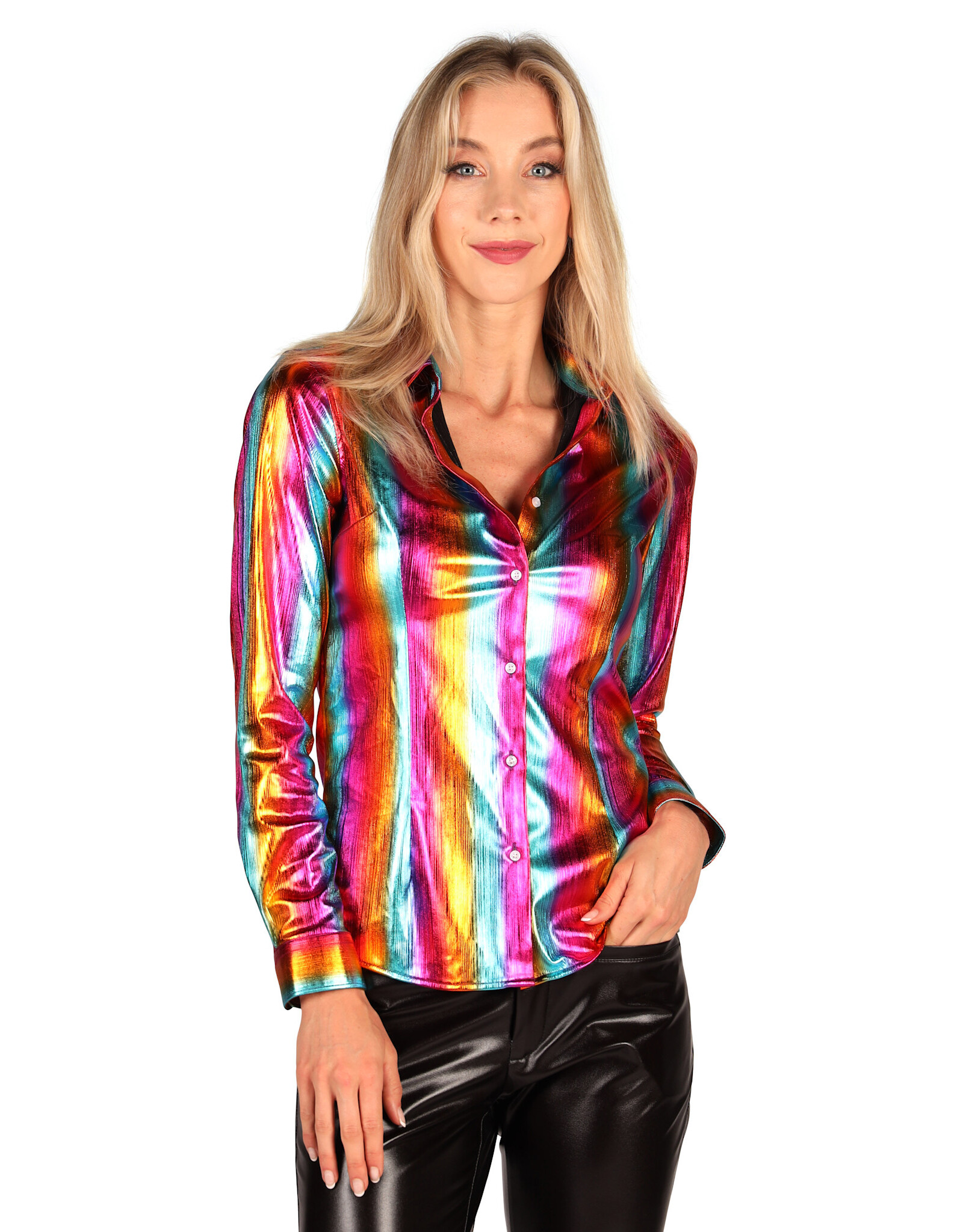 Blouse Dame "Shining Star", Mix van Kleuren