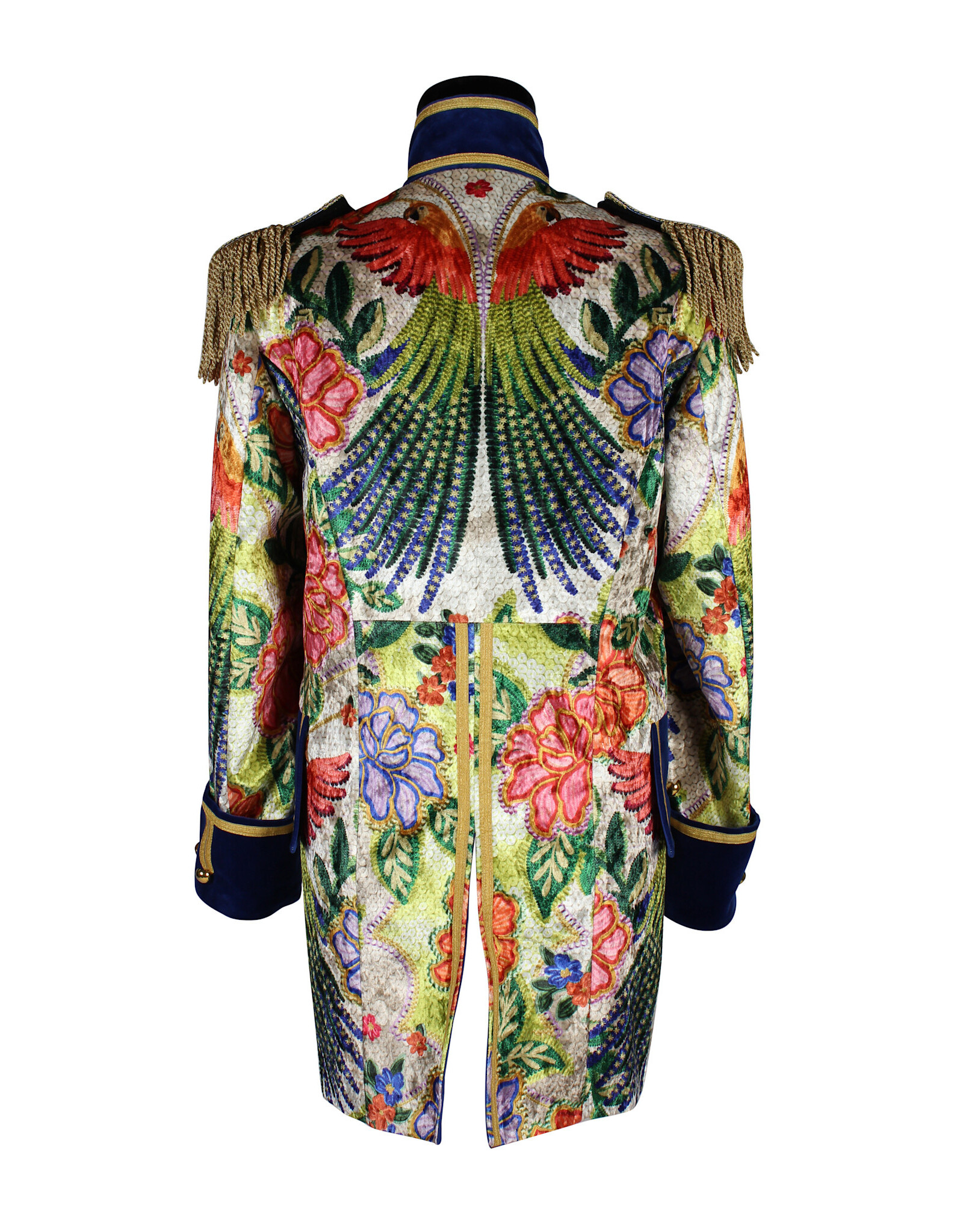 Herenjas "Parrot Park", Blauw