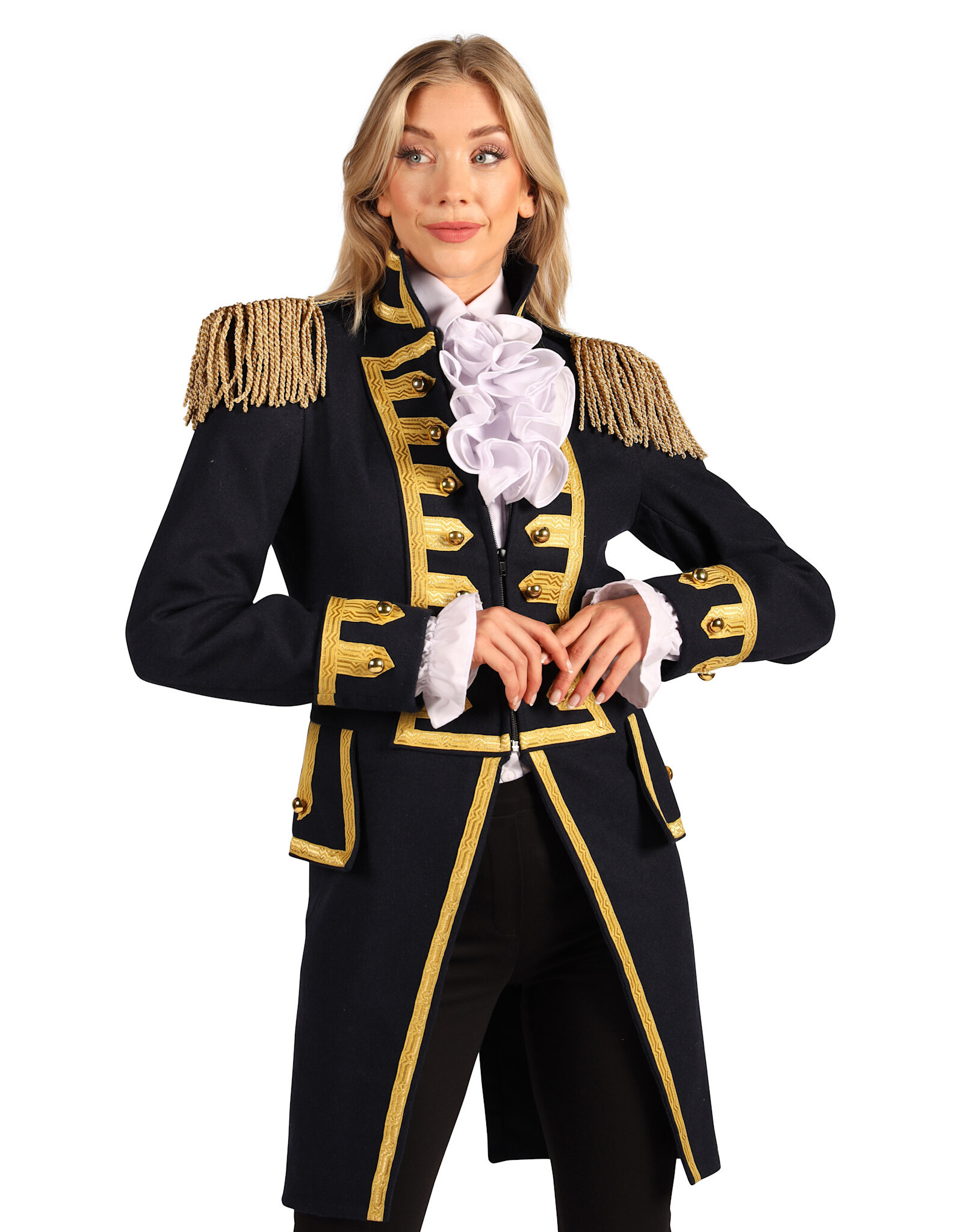 Damesjas "Battle of Waterloo", Zwart