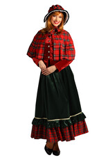 Charles Dickens dames kostuum, Mix van kleuren
