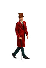Charles Dickens heren kostuum, Mix van kleuren