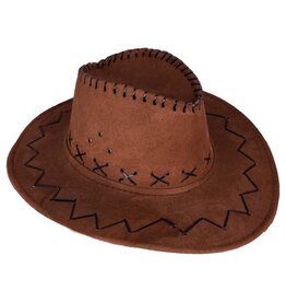 Cowboyhoed Daim Bruin