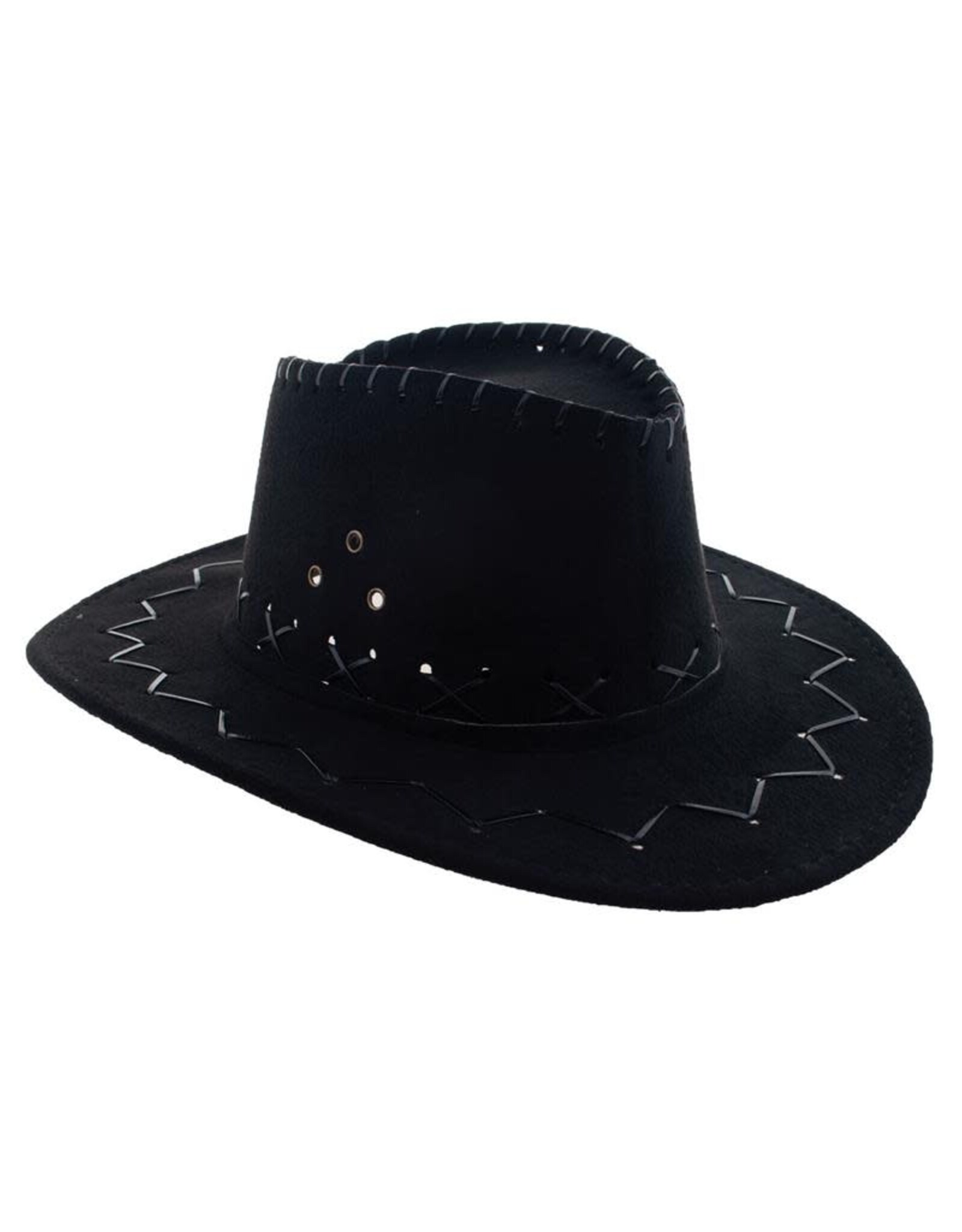 Cowboyhoed Daim Kind, Zwart