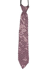 Stropdas Pailletten, Roze