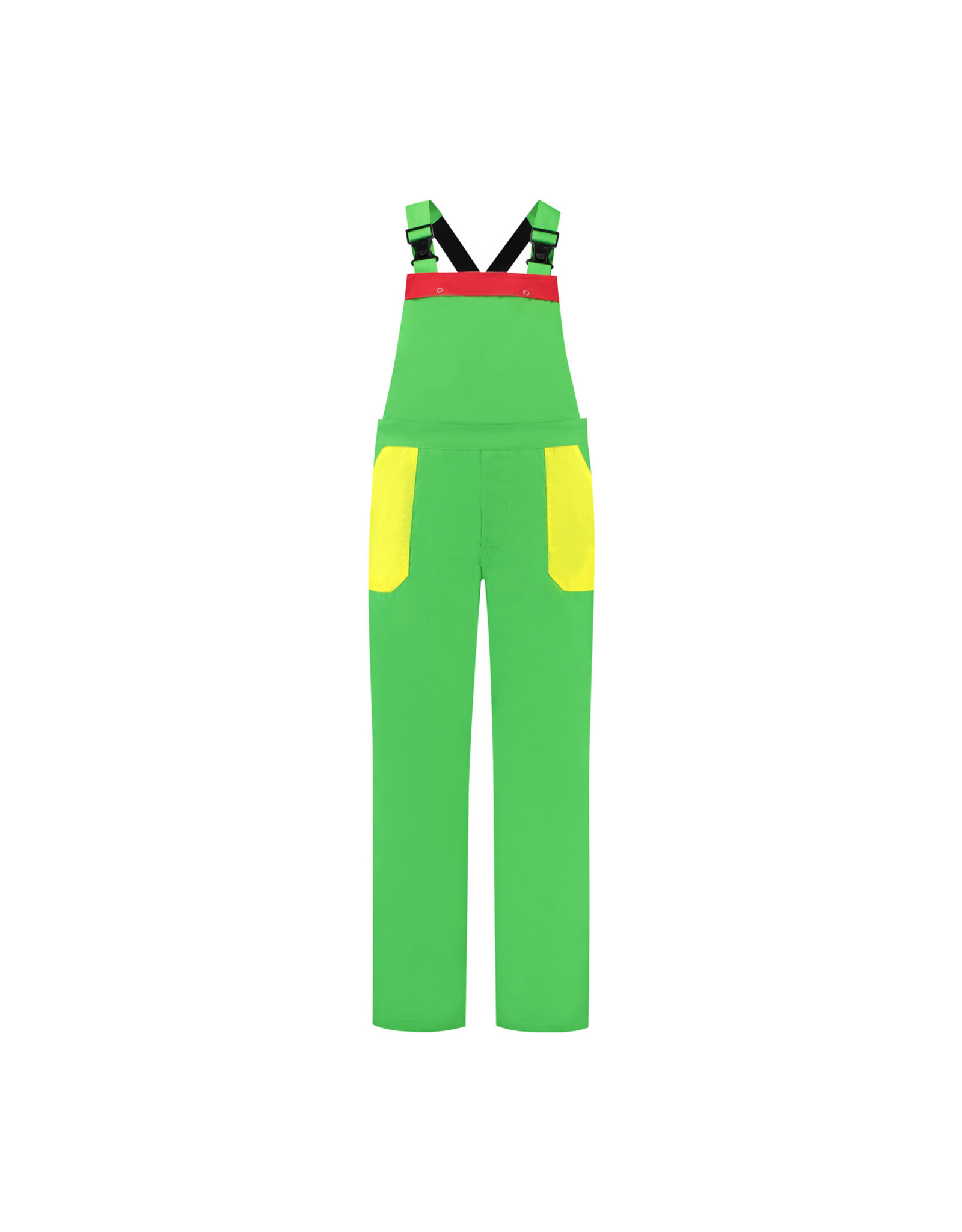 Tuinbroek Groen-Geel-Rood Kind