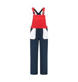 Tuinbroek Navy-Wit-Rood Kind