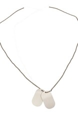 Ketting met Naamplaatjes, Zilver