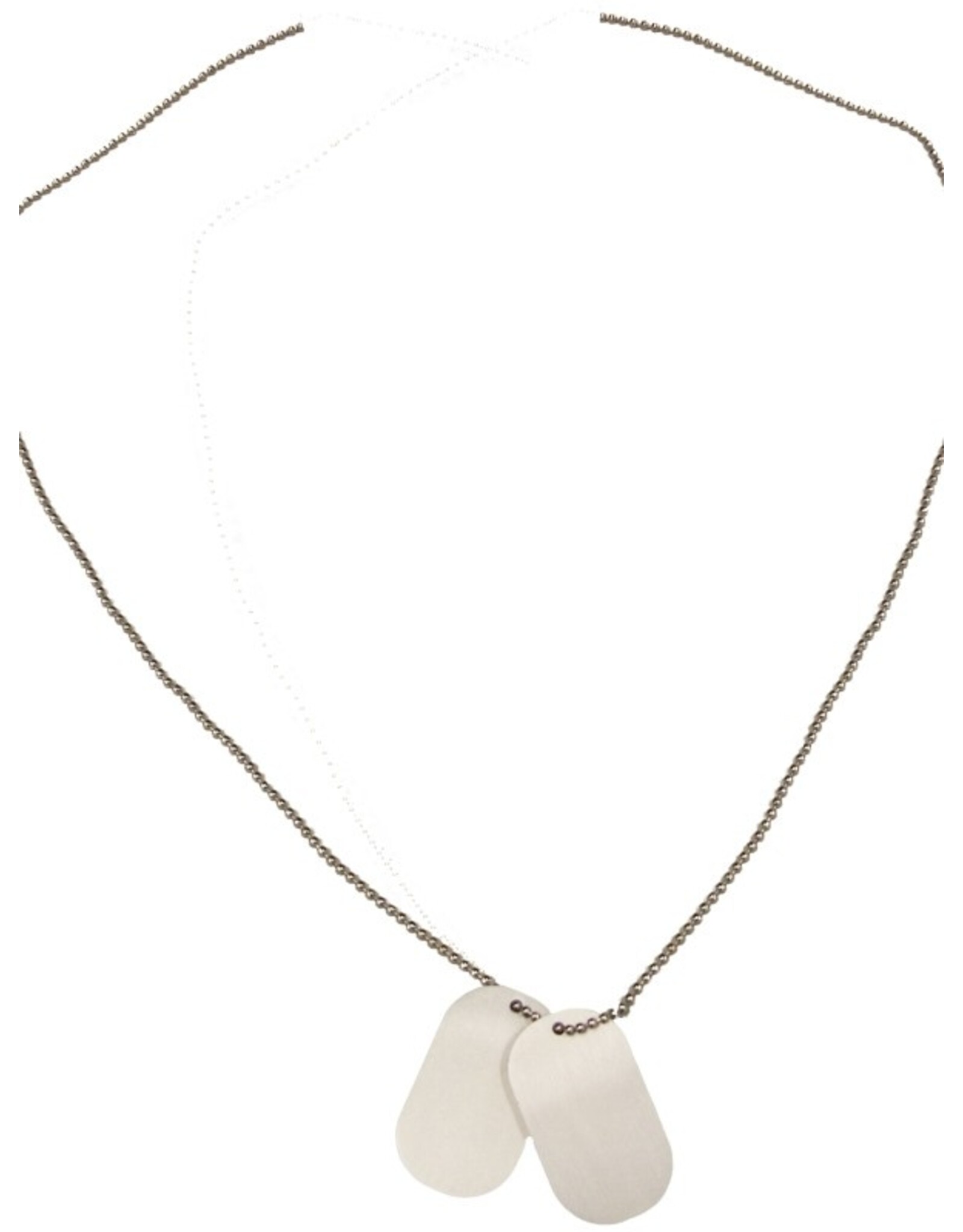 Ketting met Naamplaatjes, Zilver
