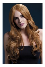 Fever Pruik Khloe, Kastanjebruin