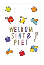 Uitdeelzakjes ’Welkom sint & piet’ (6st)