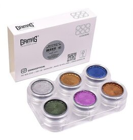 Water make-up pallet metallic M6 (6x2,5ml)