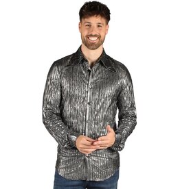 Blouse "Disco King", Zilver
