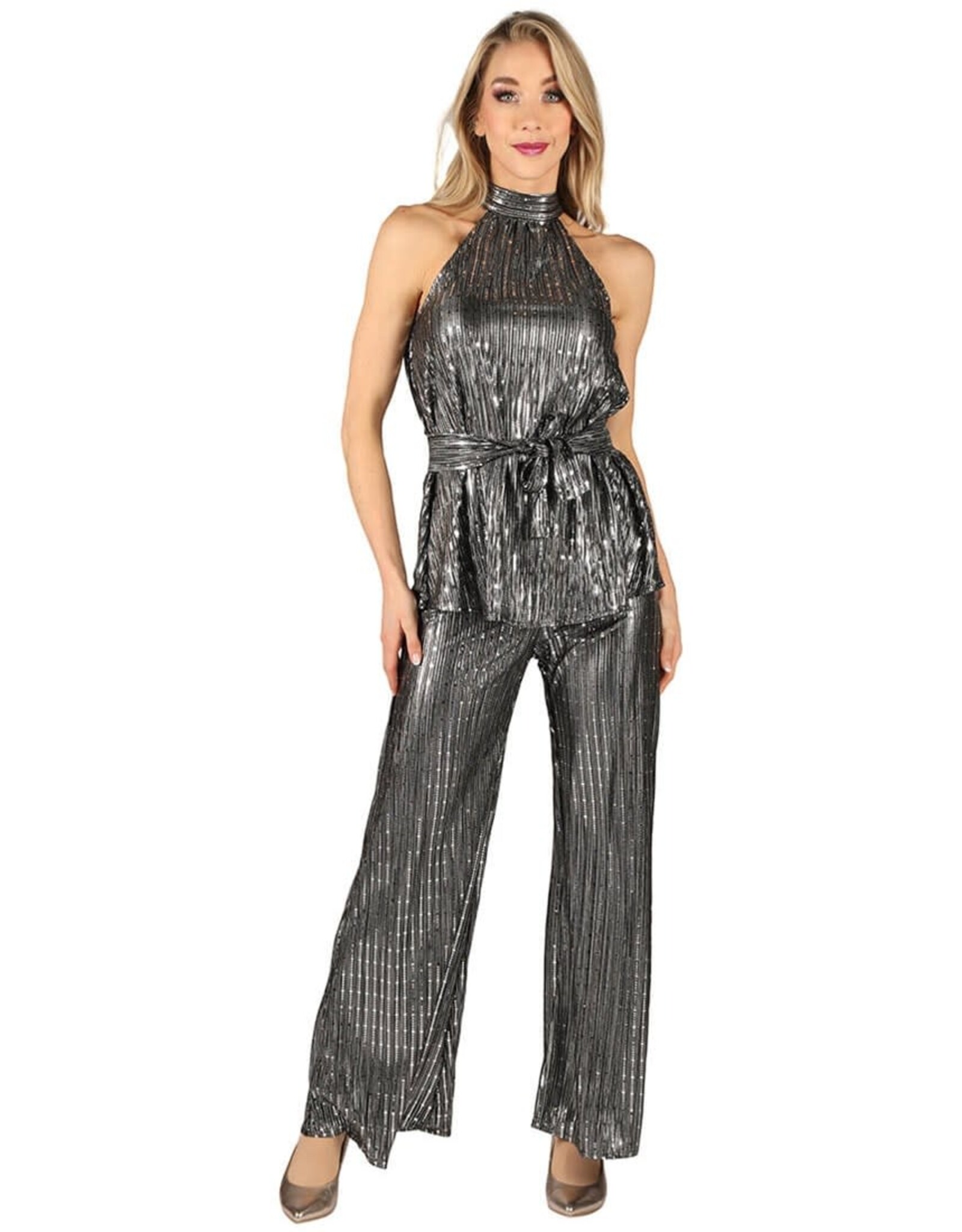 Kostuum "Disco Queen", Zilver