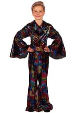 Glittercatsuit Kind, Zwart