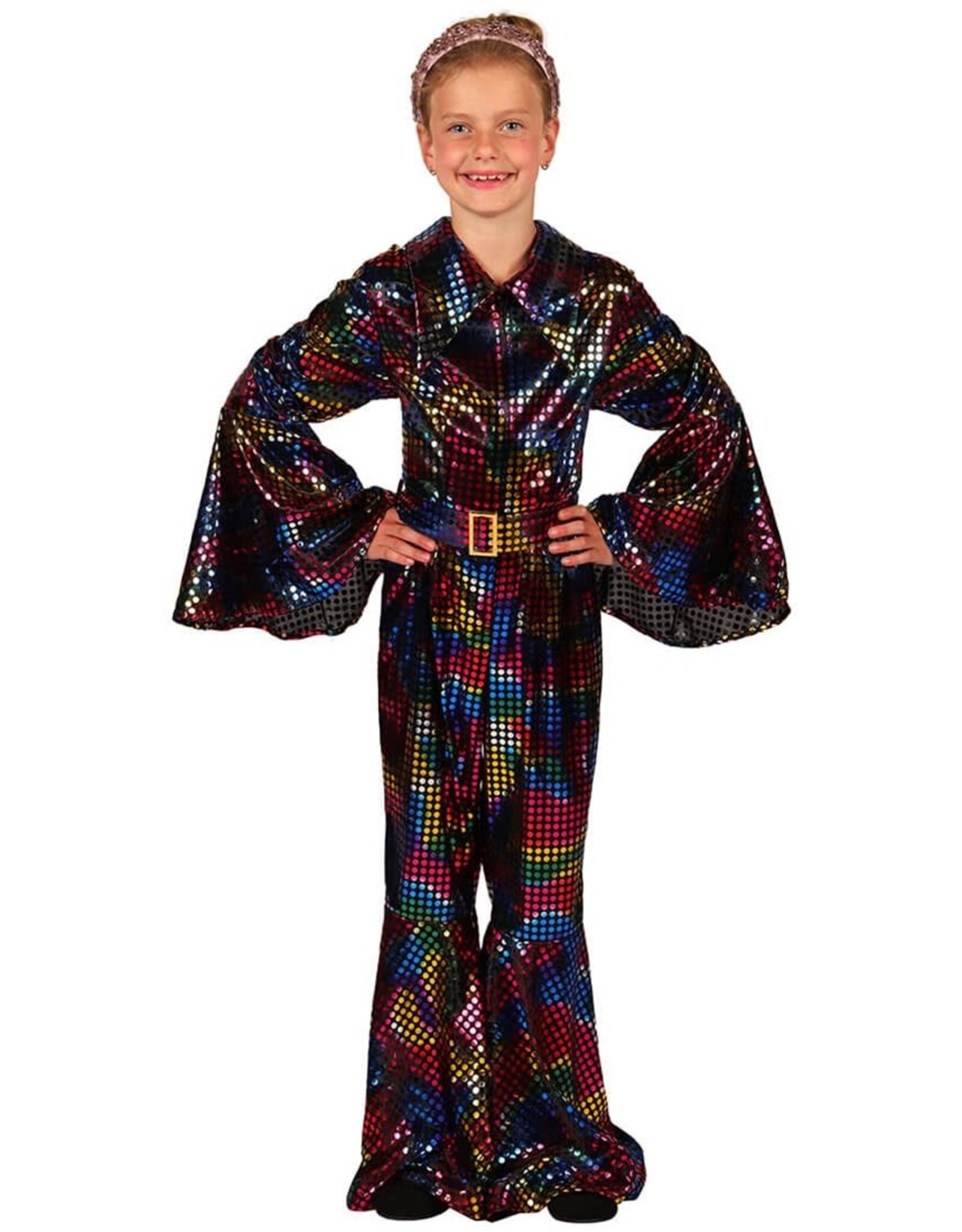 Glittercatsuit Kind, Zwart