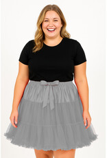 Petticoat "Showgirl XXL", Grijs