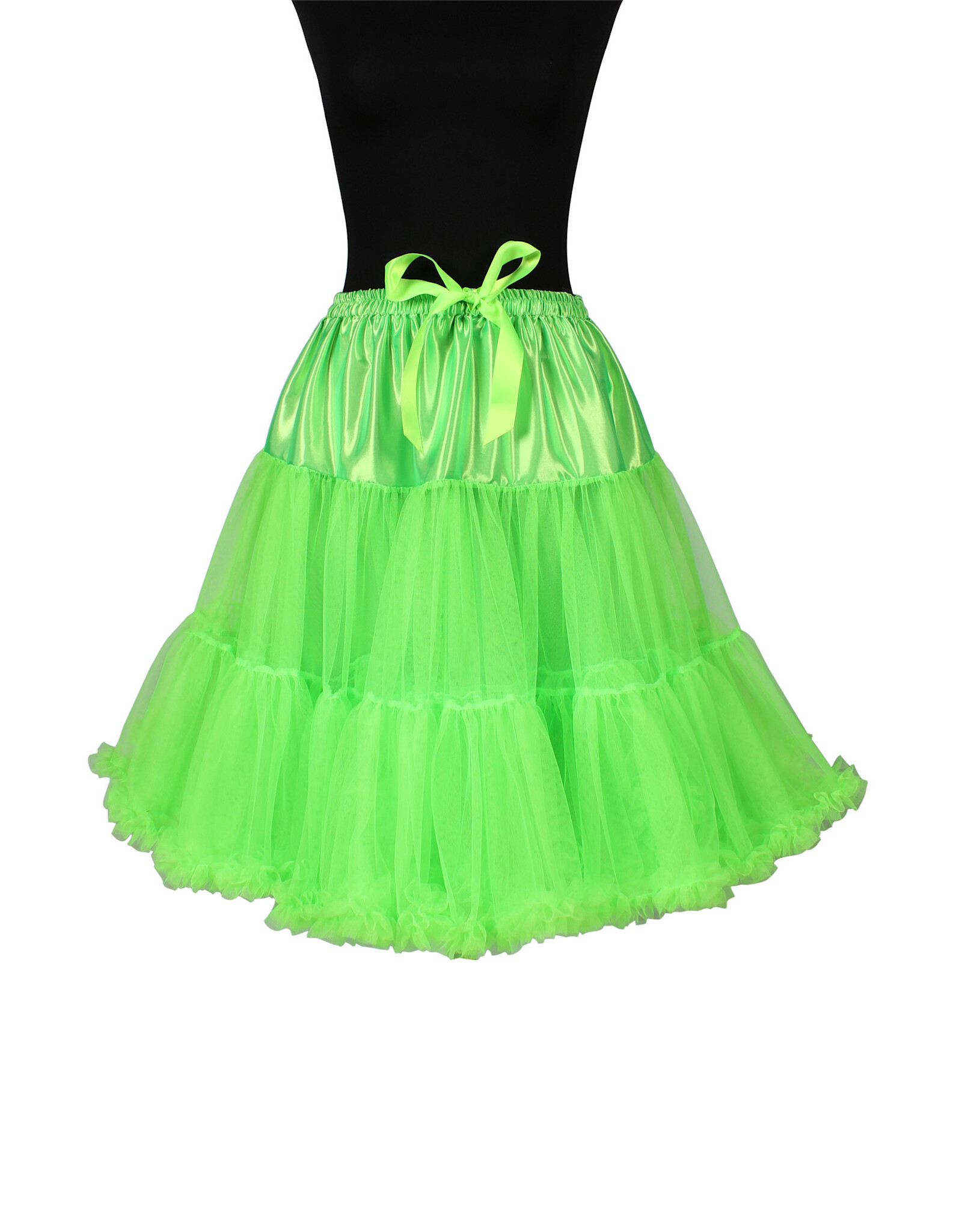 Petticoat "Showgirl",  Neongroen - One size