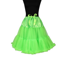 Petticoat "Showgirl",  Neongroen - One size