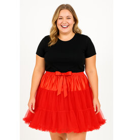 Petticoat "Showgirl XXL", Rood