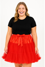 Petticoat "Showgirl XXL", Rood