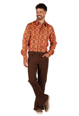 Retro 70's Ribcordbroek, Bruin