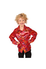 Glitterblouse Kind, Rood