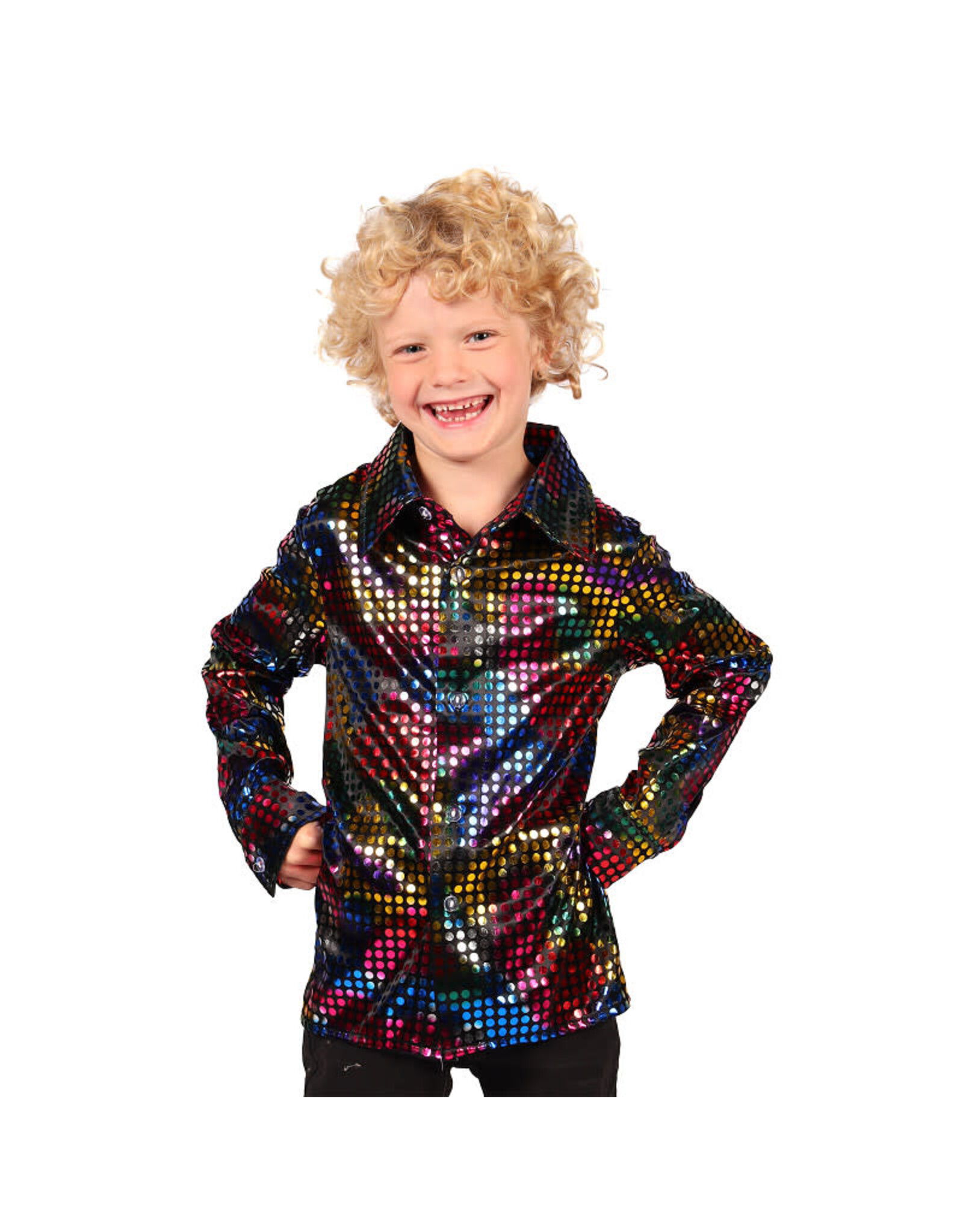 Glitterblouse Kind, Zwart