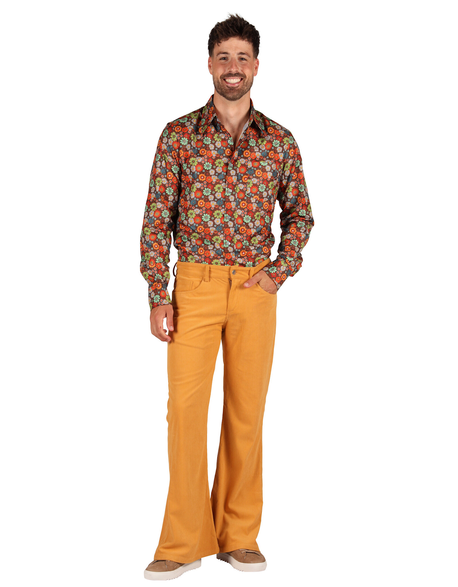 Retro 70's Shirt, Flowers