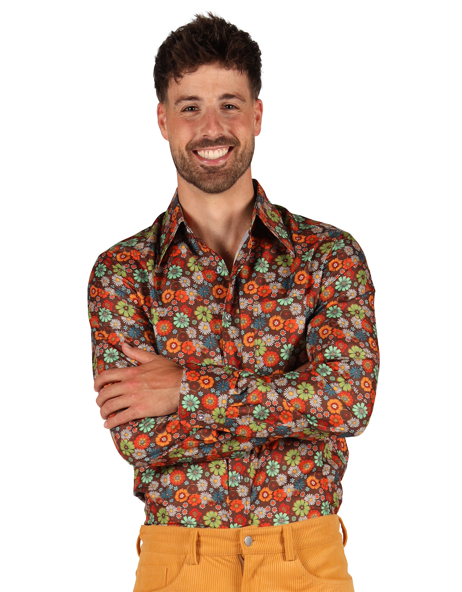 Retro 70's Shirt, Flowers