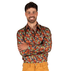 Retro 70's Shirt, Flowers