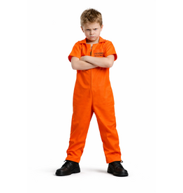 Gevangenis overall "Boy Jail", Oranje
