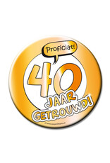 Button XL - 40 jaar getrouwd
